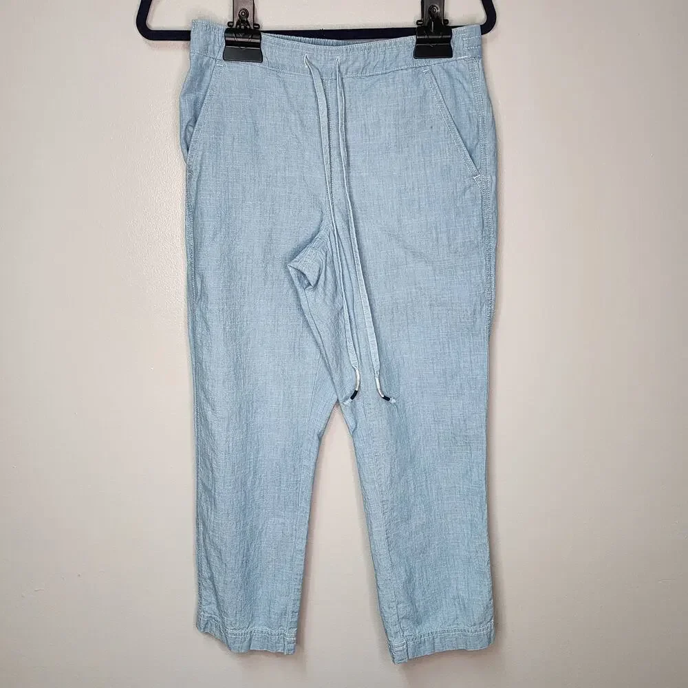 Women's J. CREW XS Reimagined Pull on Cotton Lounge Beach Pants